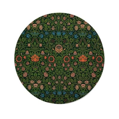Walljar - William Morris - Veilchen und Akelei II - Dibond / 40 x 40 cm