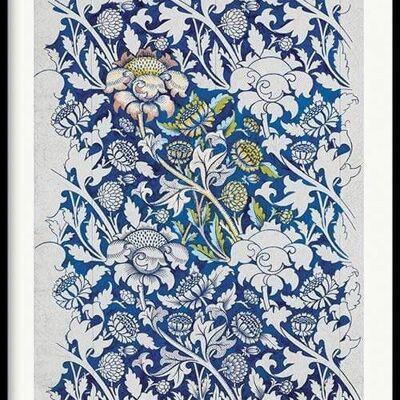 Walljar - William Morris - Wey - Poster mit Rahmen / 50 x 70 cm