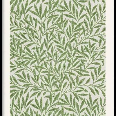 Walljar - William Morris - Willow - Poster with frame / 40 x 60 cm