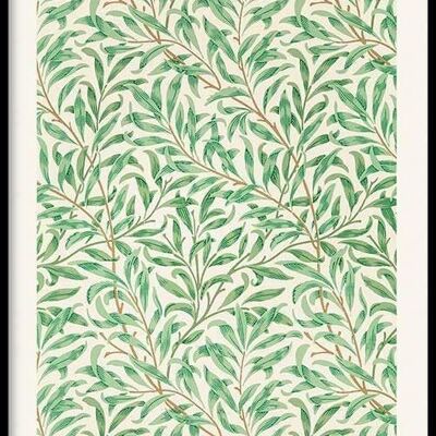 Walljar - William Morris - Willow Bough - Poster with frame / 50 x 70 cm