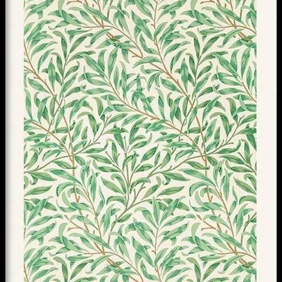 Walljar - William Morris - Willow Bough - Poster mit Rahmen / 50 x 70 cm