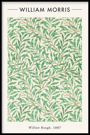Walljar - William Morris - Willow Bough - Affiche avec cadre / 50 x 70 cm 1