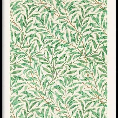 Walljar - William Morris - Willow Bough - Poster with frame / 50 x 70 cm