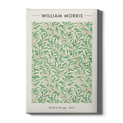 Walljar - William Morris - Ramo di salice - Tela / 50 x 70 cm