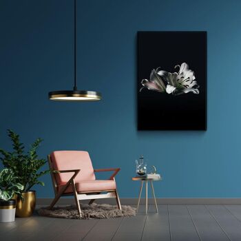 Walljar - Lys blancs - Affiche avec cadre / 30 x 45 cm 2