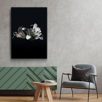 Walljar - Lys blancs - Affiche avec cadre / 30 x 45 cm 4