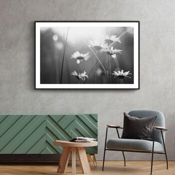 Walljar - Marguerites blanches - Affiche avec cadre / 30 x 45 cm 3