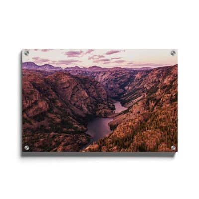 Walljar - Vista Yellowstone - Tela / 40 x 60 cm