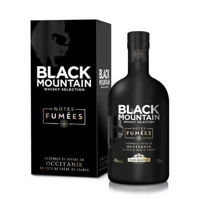 Notas ahumadas de whisky Black Mountain