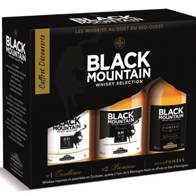 Scatola scoperta Black Mountain Whisky