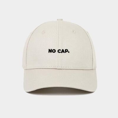 No cap. - beigetructured
