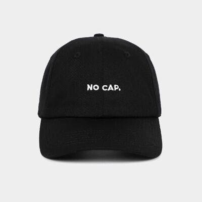 No cap. - black - unstructured