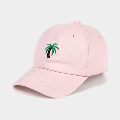 Palm tree. - pink