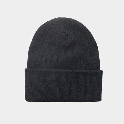 Soft beanie. - black