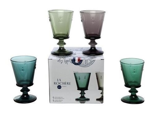 Abeille wine glass set of 4 colors H14.1 24cl