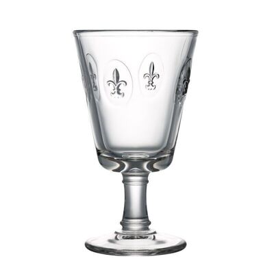 WINE GLASS FLEUR DE LYS