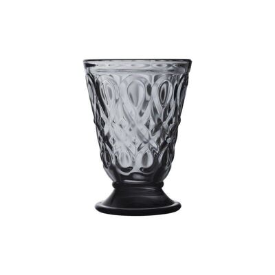 GLASS CUP LYONNAIS ANTHRACITE