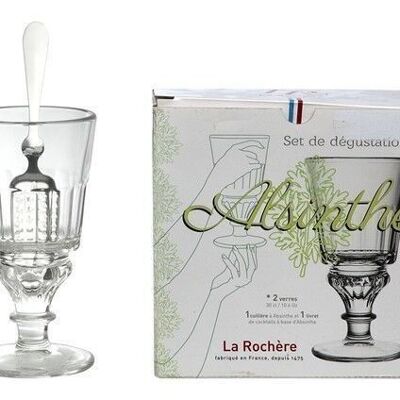 Coffret à absinthe H16.5 30cl