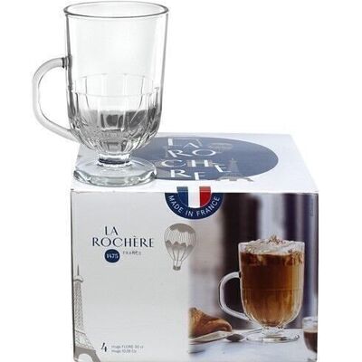 Flore coffee glass H12.9 30cl