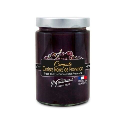 Compote de cerise noire PG 327 ml - sans sucres ajoutés