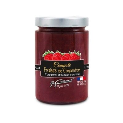 Compote de "fraise de Carpentras" PG 327 ml - allégée en sucres