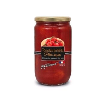 Tomates de Provence entières pelées au jus PG 720 ml 1