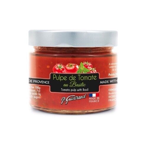 Pulpe de tomate au basilic PG 314 ml