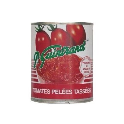 Verpackte geschälte Provence-Tomaten 4/4 Karton