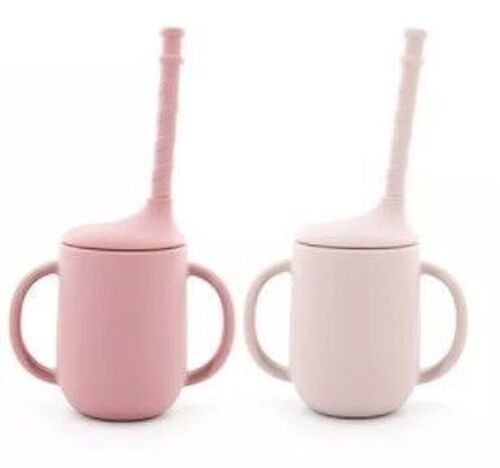 Silicone Cup with Straw