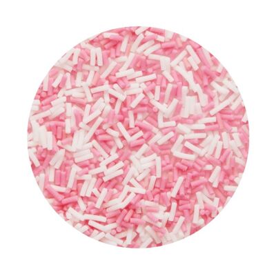 Fideos De Azúcar Rosa y Blanco 500 g