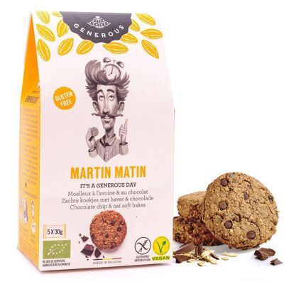 Martin Matin 150g - Biscuits à l'avoine et au chocolat