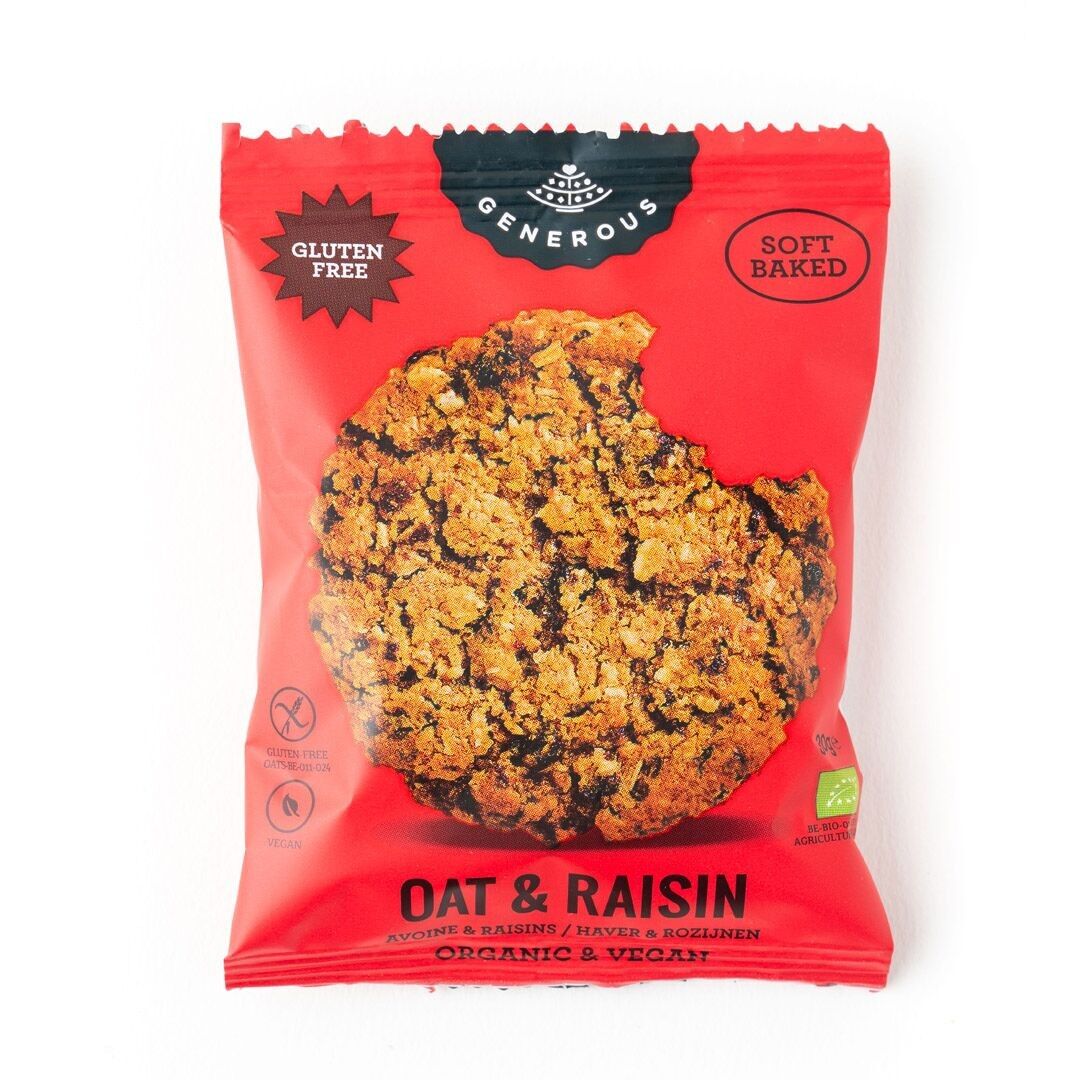 Présentoir Biscuits Avoine Raisins Martine Matin - 20x30g