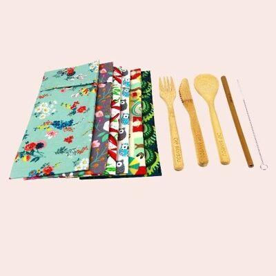 "Made In France" zero waste set - cutlery and straws