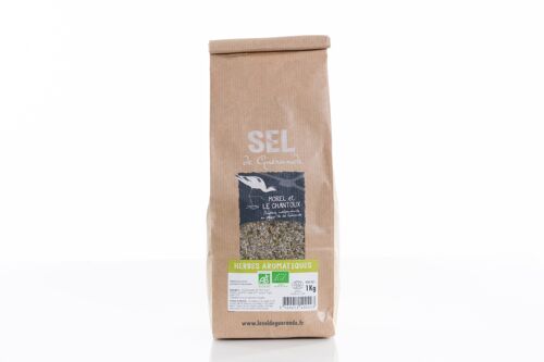 Sel de Guérande aux herbes aromatiques bio - 1 kg