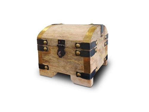 Kleines Holzkistchen - Schatztruhen Optik