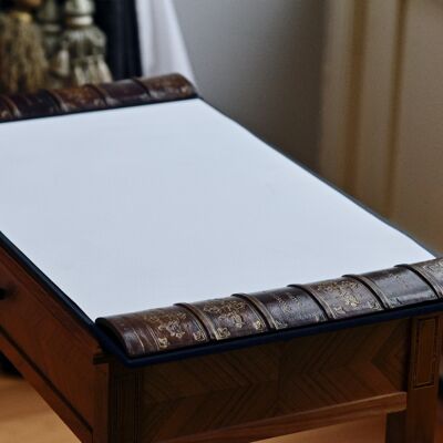 Papel secante de escritorio para libros PERSONALIZADO VERDE SALVIA