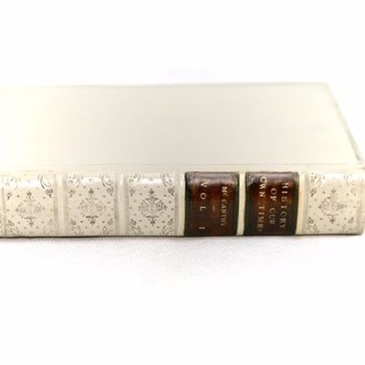 Bentleys Encyclopaedia Book Box VELLUM WHITE