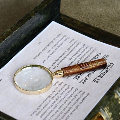 Book Magnifying Glass RED