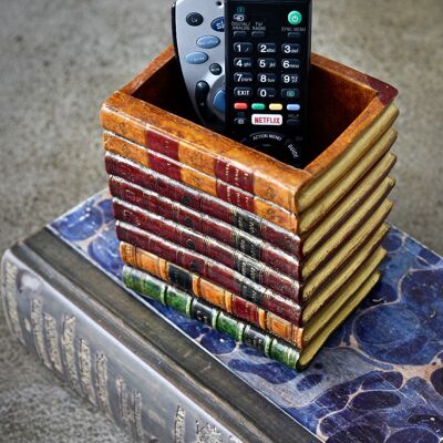 Book Remote Control Holder Large ROSSO