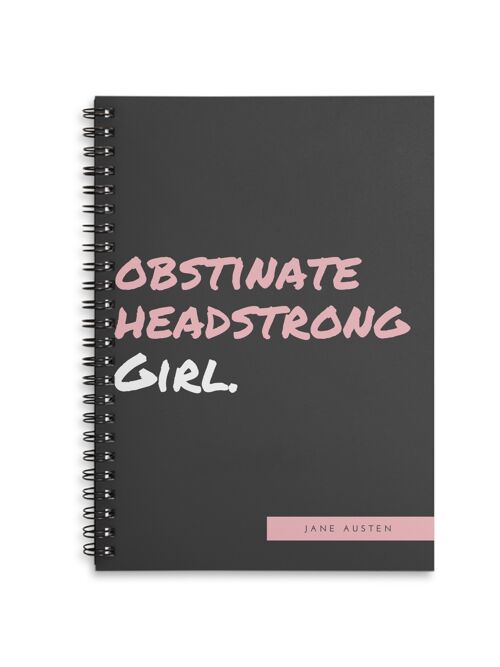 Ready to post Notebooks - Obstinate Headstrong A4 Hard