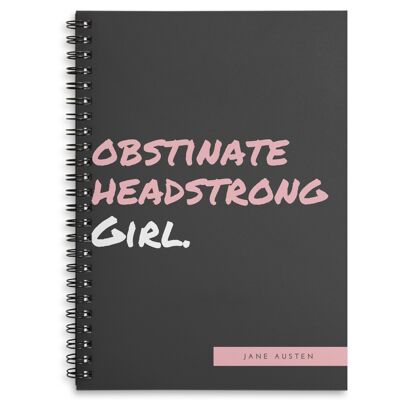 Ready to post Notebooks - Obstinate Headstrong A4 Hard