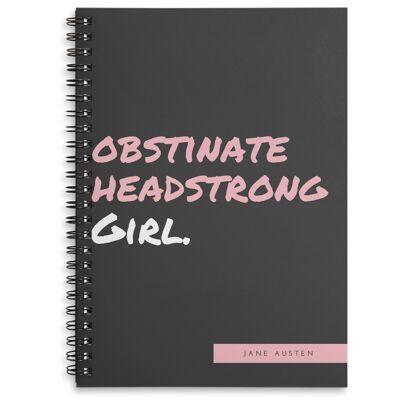 Ready to post Notebooks - Obstinate Headstrong A4 soft