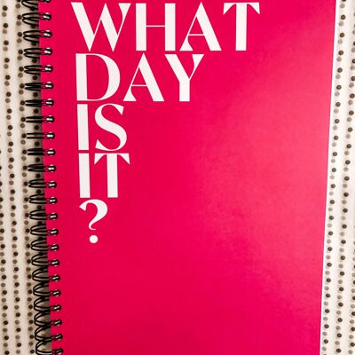 Versandfertige Notizbücher - What day is it A5 soft