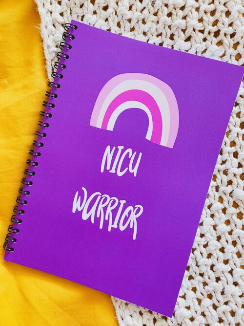 NICU Warrior A5 wire bound notebook