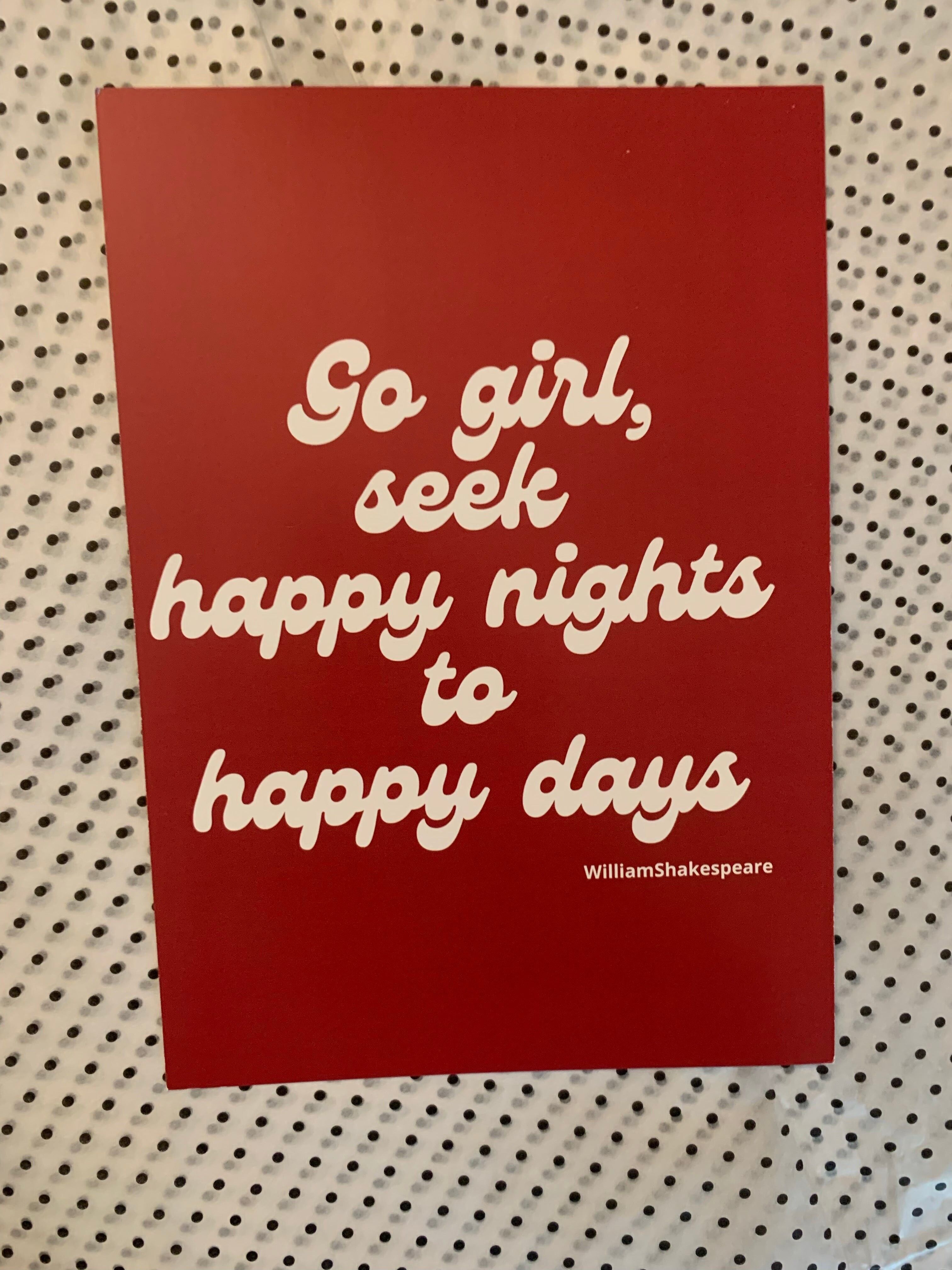 Fiver Friday- 3 x A5 Prints for Â£5 - Happy Days