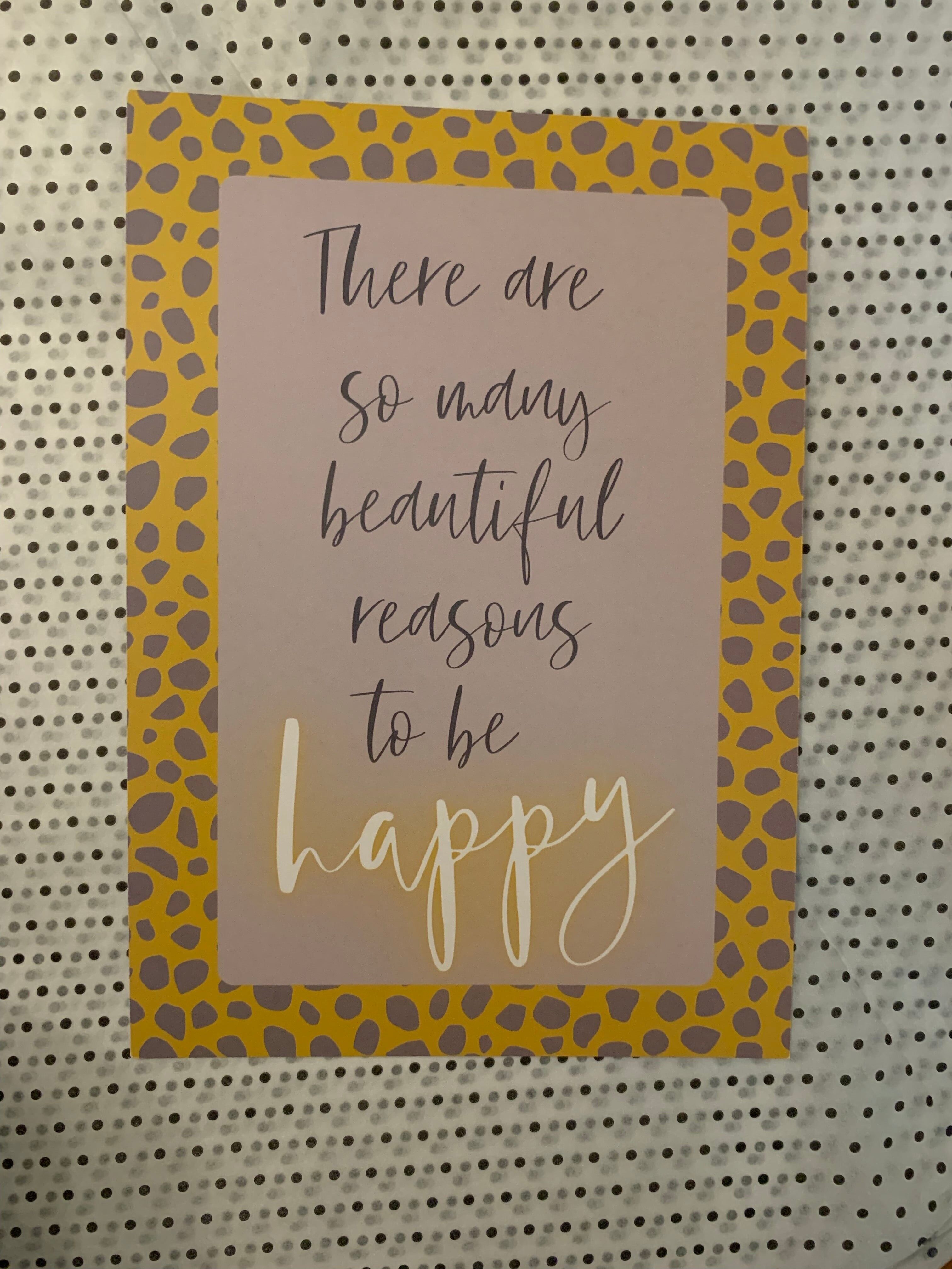 Fiver Friday- 3 x A5 Prints for Â£5 - Reasons to be happy