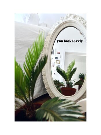 Autocollants miroir en vinyle - You Look Lovely1 2