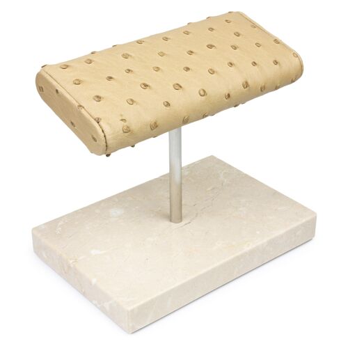 The Watch Stand - Beige - Beige Ostrich Duo