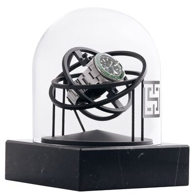 Watch Winder - One Planet Double Axis - Black