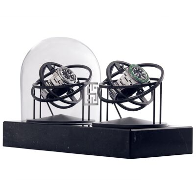 Watch Winder - Two Planet Double Axis - Black
